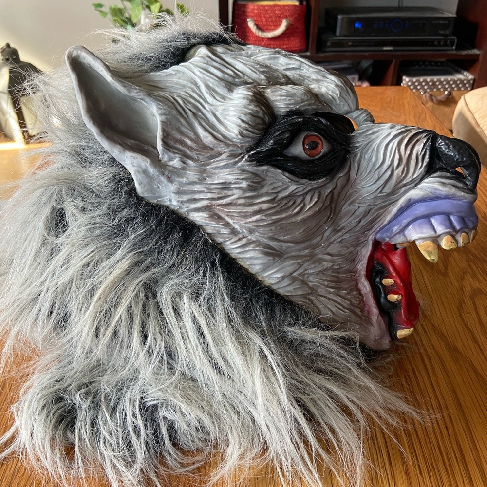 Adult Werewolf Halloween Mask - Picture 3 of 7